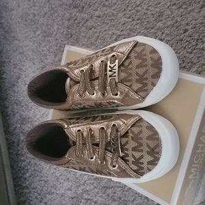 MICHAEL Michael Kors Girls' Ima Rebel Lace-Up Sneakers (Toddler) size 10